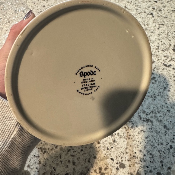 Blue and White Spode Ceramic Pitcher - Picture 4 of 5